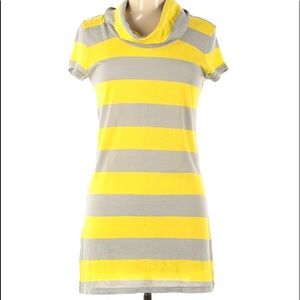 EXPRESS STRIPY T-SHIRT MINI DRESS